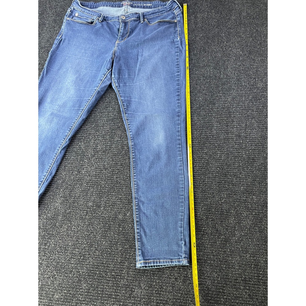 Denizen from Levis Modern Skinny Jeans Blue Medium Wash Denim Womens 12 Regular - Picture 3 of 9